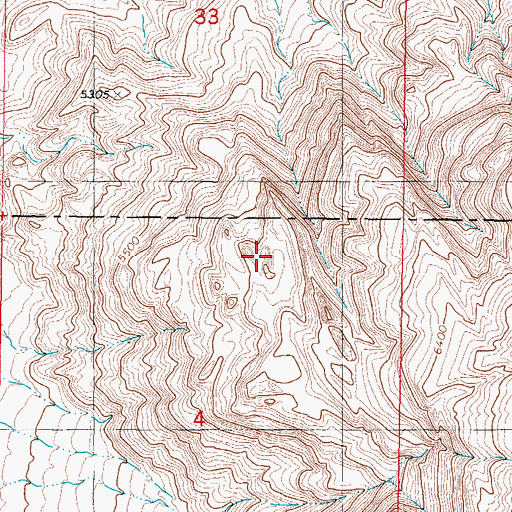 Topographic Map of McDonald Brother Tank, NM