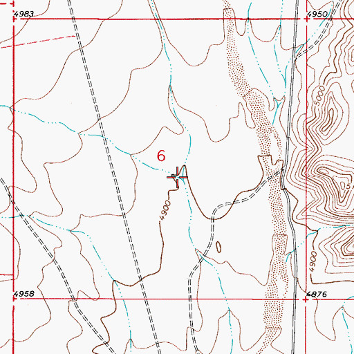 Topographic Map of McLane Draw, NM