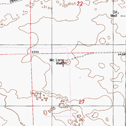 Topographic Map of McLorn Well, NM