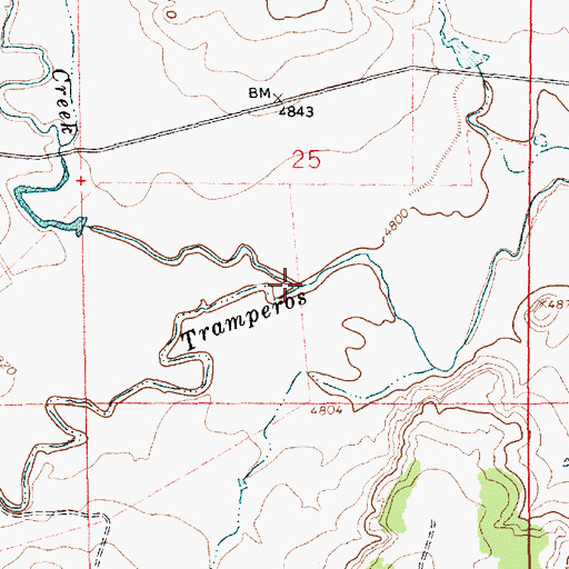 Topographic Map of Mesita Creek, NM