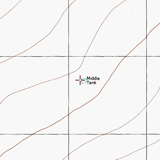 Topographic Map of Middle Tank, NM