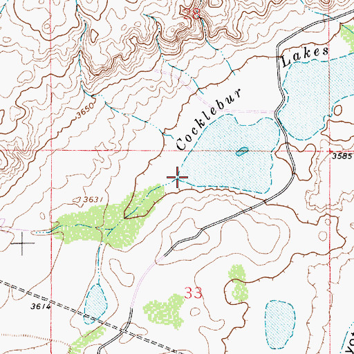 Topographic Map of Milner Draw, NM