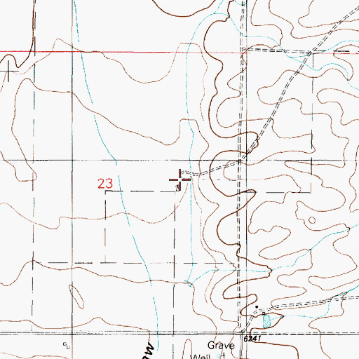 Topographic Map of Montano Ranch, NM