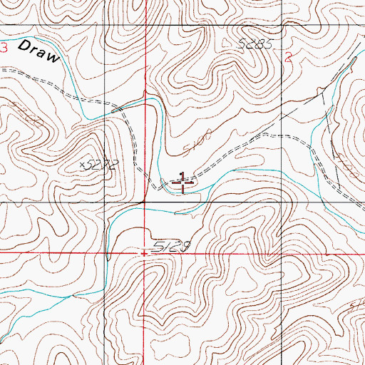 Topographic Map of Monument Windmill, NM