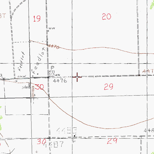 Topographic Map of Mosse Ranch, NM