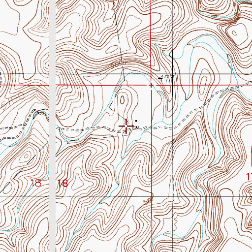 Topographic Map of Mothers Well, NM