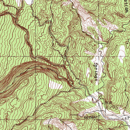 Topographic Map of Mountain Valley, NM