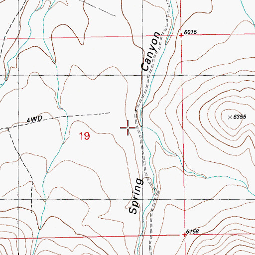 Topographic Map of Mud Spring Windmill, NM