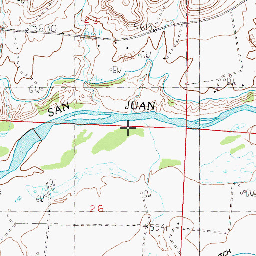 Topographic Map of Muoz Canyon, NM