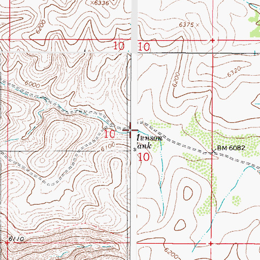 Topographic Map of Munson Tank, NM