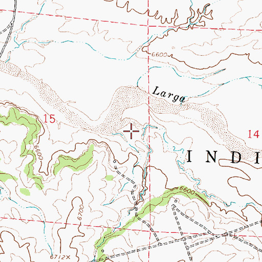 Topographic Map of Navajo Valley, NM