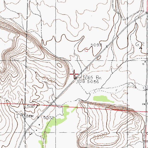 Topographic Map of Negro Canyon, NM