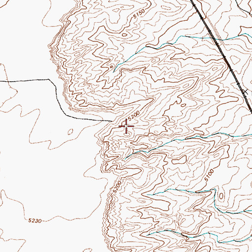 Topographic Map of Nicolas Duran De Chavez Grant, NM