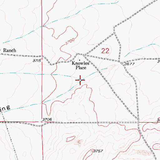 Topographic Map of North Prong Long Draw, NM
