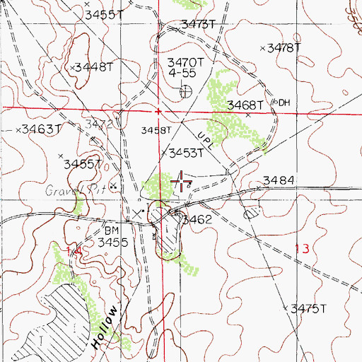 Topographic Map of North Williams Ranch, NM