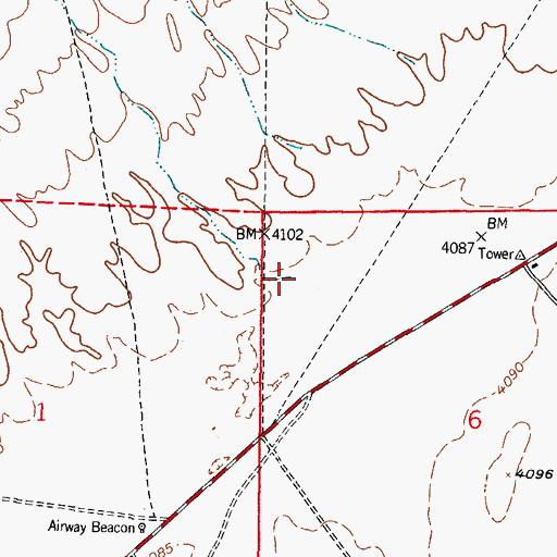 Topographic Map of Oak Canyon, NM