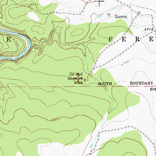 Topographic Map of Oil Well Windmill, NM