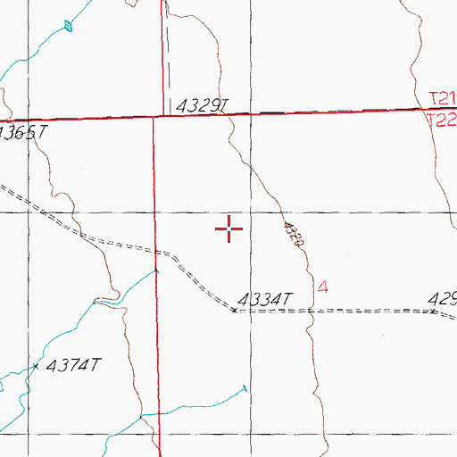 Topographic Map of Old Horseshoe Canyon, NM