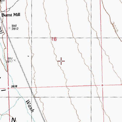 Topographic Map of Old Basin, AZ