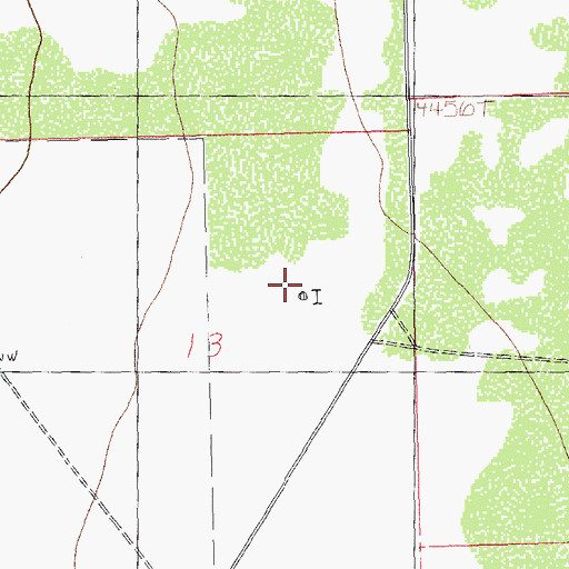Topographic Map of Old Walnut Wells, NM