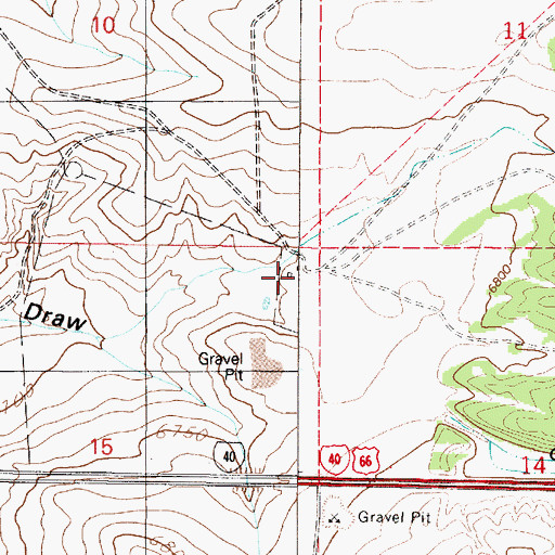 Topographic Map of Osita Ranch, NM