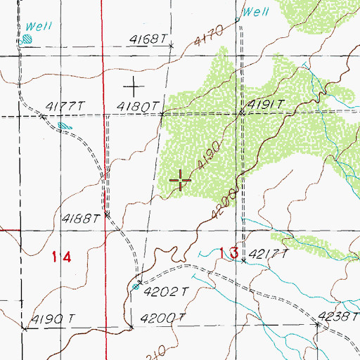 Topographic Map of Owl Canyon, NM