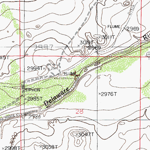 Topographic Map of Owl Draw, NM