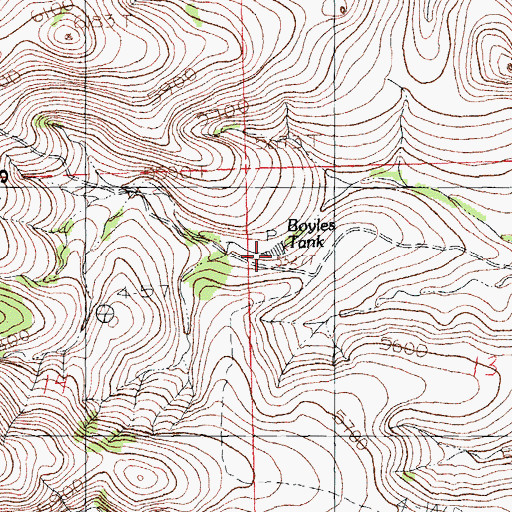 Topographic Map of Packers Trail, NM