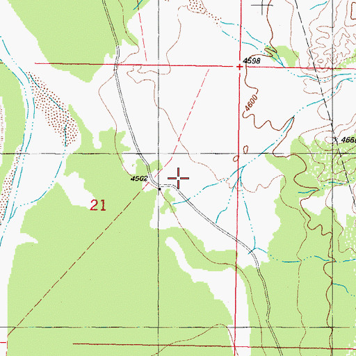 Topographic Map of Padilla Ranch, NM