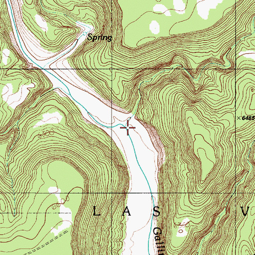 Topographic Map of Rito Vegoso, NM