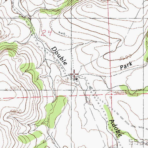 Topographic Map of Park Canyon, NM