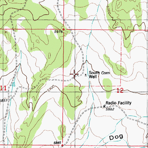 Topographic Map of Pearson Ranch, NM
