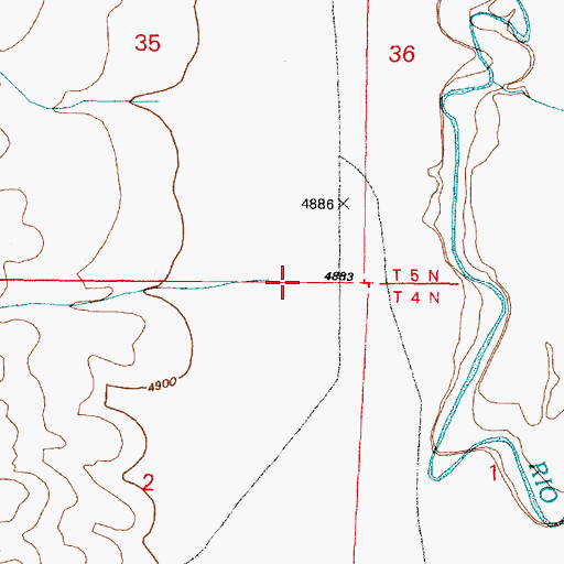Topographic Map of Pedro Draw, NM