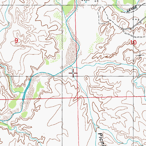 Topographic Map of Picnic Canyon, NM