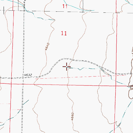 Topographic Map of Pine Canyon, NM
