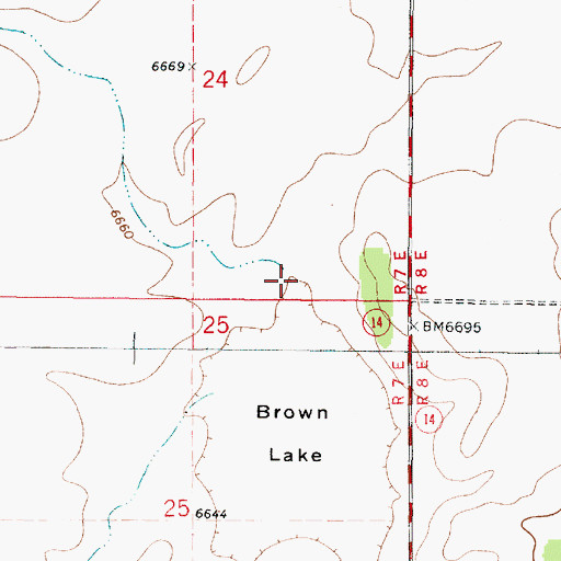 Topographic Map of Pion Draw, NM