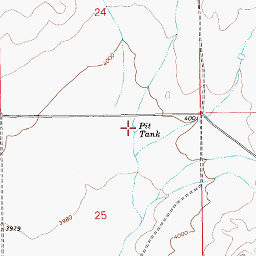 Topographic Map of Pit Tank, NM