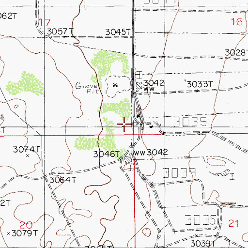 Topographic Map of Plowman Ranch, NM