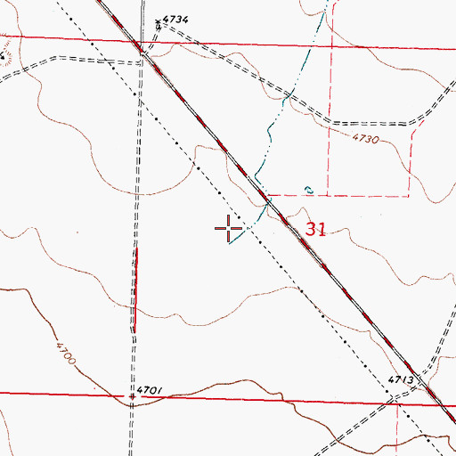 Topographic Map of Porter Draw, NM