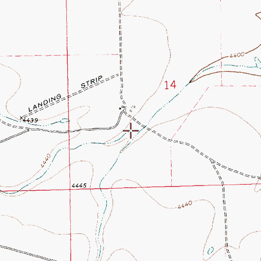 Topographic Map of Potter Arroyo, NM