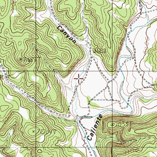 Topographic Map of Prairie Dog Canyon, NM