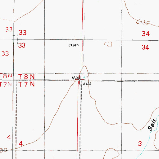 Topographic Map of Price Ranch, NM