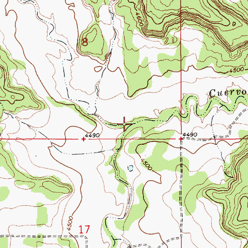 Topographic Map of Puerto Creek, NM