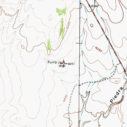 Topographic Map of Pump Jack Well, NM