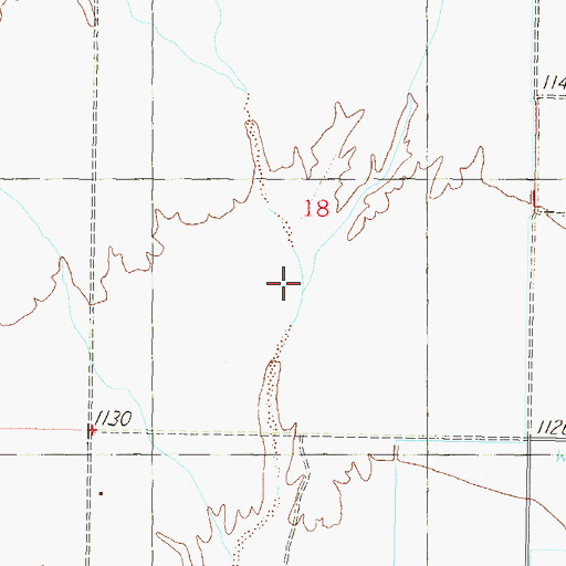 Topographic Map of Old Camp Wash, AZ