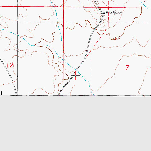 Topographic Map of Red Canyon, NM