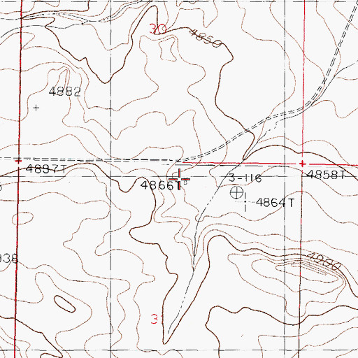 Topographic Map of Reineke Windmill, NM