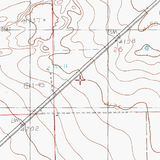 Topographic Map of Ribble Ranch, NM