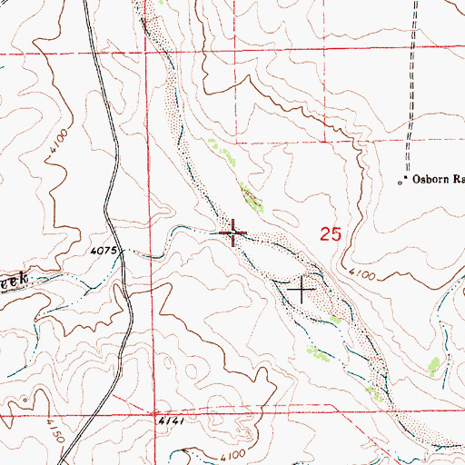 Topographic Map of Rincon Creek, NM
