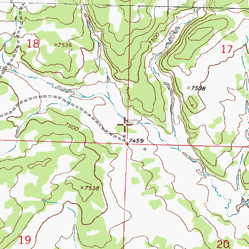 Topographic Map of Rincon Hondo, NM